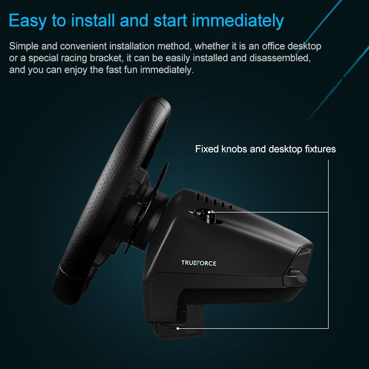 Palanca de cambio de pedal de volante de carreras Logitech G923 para PS5 / PS4 / PC, G923