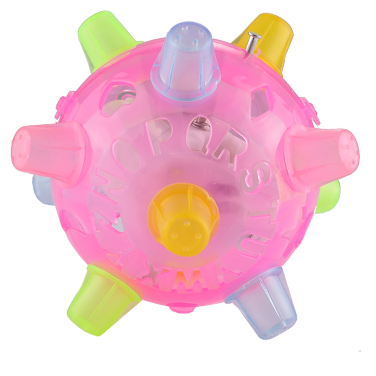 3 PCS divertidos juguetes de bola de música de baile con luz LED que destellan que destellan, entrega al azar del color, Dancing Ball