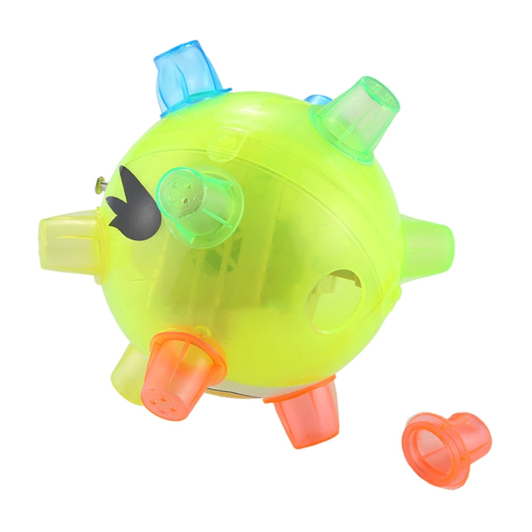 3 PCS divertidos juguetes de bola de música de baile con luz LED que destellan que destellan, entrega al azar del color, Dancing Ball