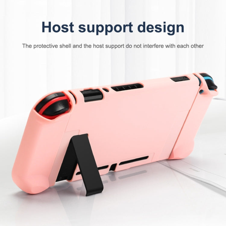 Para Nintendo Switch Funda de TPU a prueba de golpes de color puro