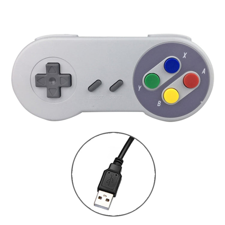 Controlador de mango de juego con cable de ordenador de color mezclado con interfaz USB, USB Wired Game Handle Controller