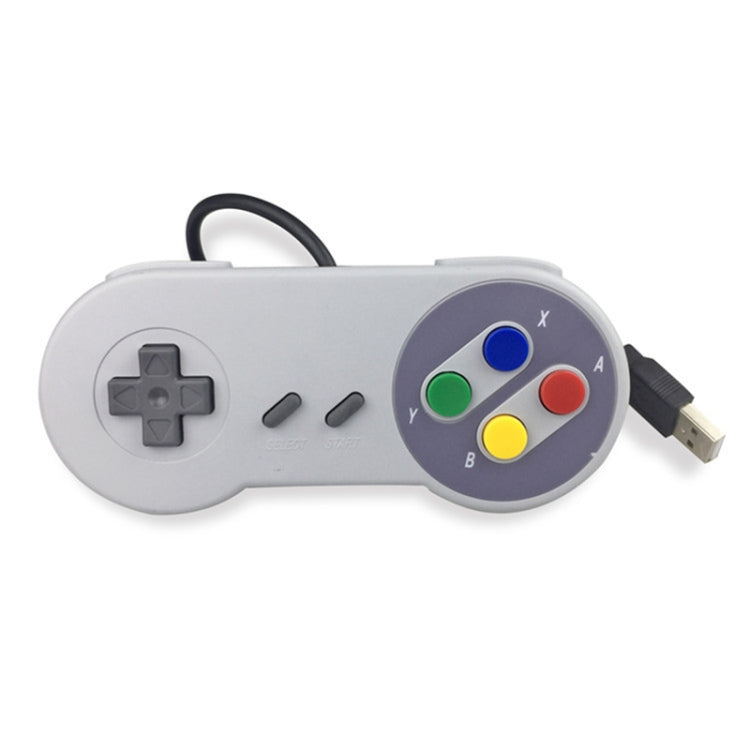 Controlador de mango de juego con cable de ordenador de color mezclado con interfaz USB, USB Wired Game Handle Controller