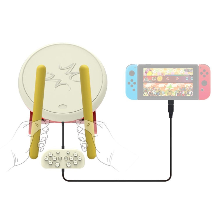DOBE TNS-1867 Baquetas para videojuegos, controlador, kits de batería Taiko para Nintendo Switch, For Nintendo Switch