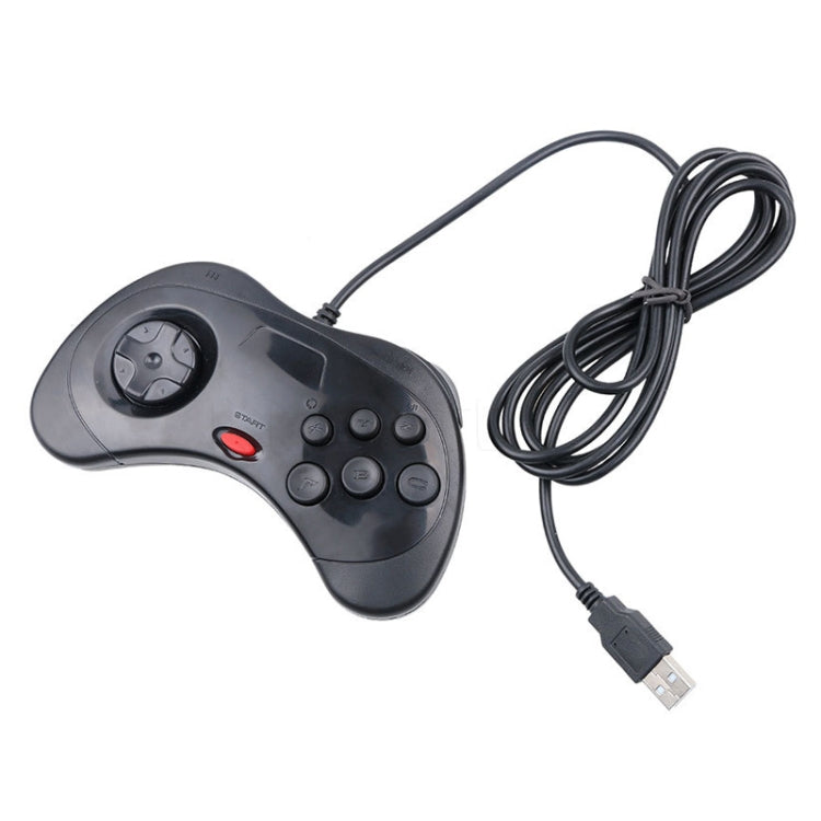 Controlador de mango de juego de computadora USB para Sega Saturn