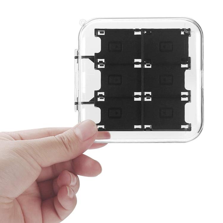 Caja portatarjetas de memoria 12 en 1 para Nintendo Switch