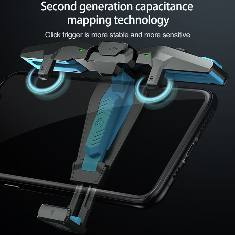 GameSir F4 plegable con forma de ala de águila, condensador de conexión directa física, Gamepad Compatible con dispositivos con sistema IOS y Android, F4