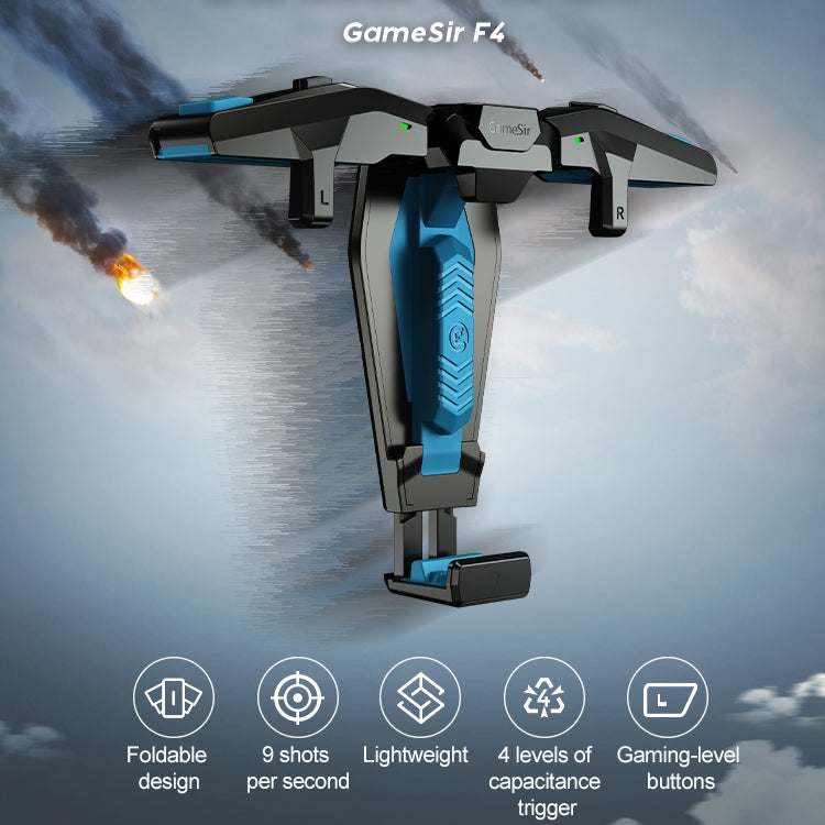 GameSir F4 plegable con forma de ala de águila, condensador de conexión directa física, Gamepad Compatible con dispositivos con sistema IOS y Android, F4