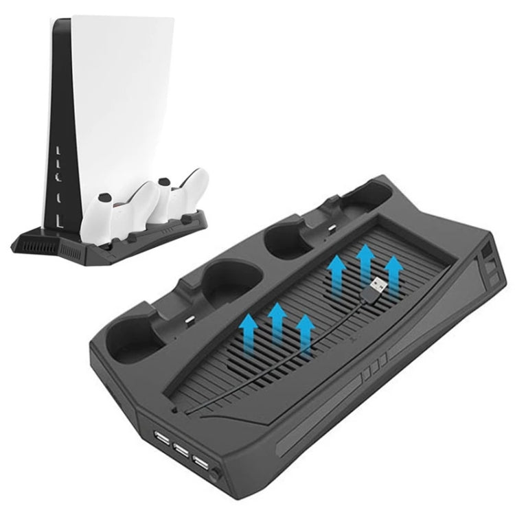 Soporte de carga vertical KJH P5-010 con ventilador de refrigeración para PS5 De / UHD, KJH P5-010
