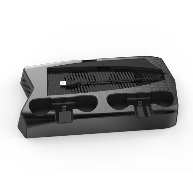 Base de ventilador de refrigeración de carga multifunción KJH P5-010-2 con soporte de bandeja de almacenamiento para PS5 De / UHD, KJH P5-010-2