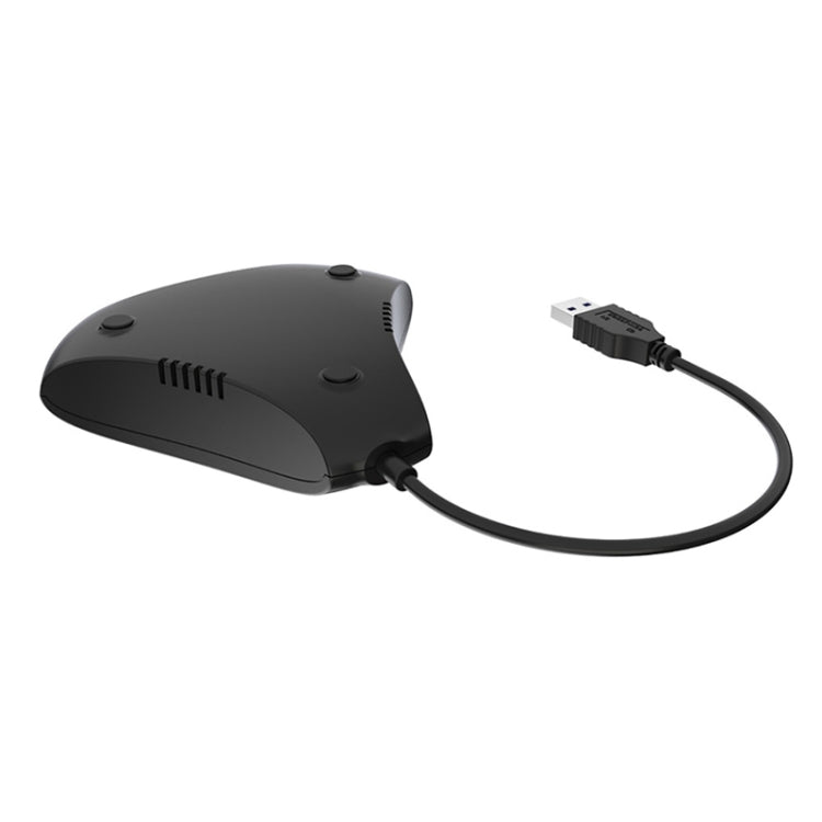 KJH P5-015 4 en 1 Convertidor Hub USB 3.0 Adaptador de expansión de luz azul Divisor Cargador Conector Divisor para PS5 / Xbox Series X, KJH P5-015