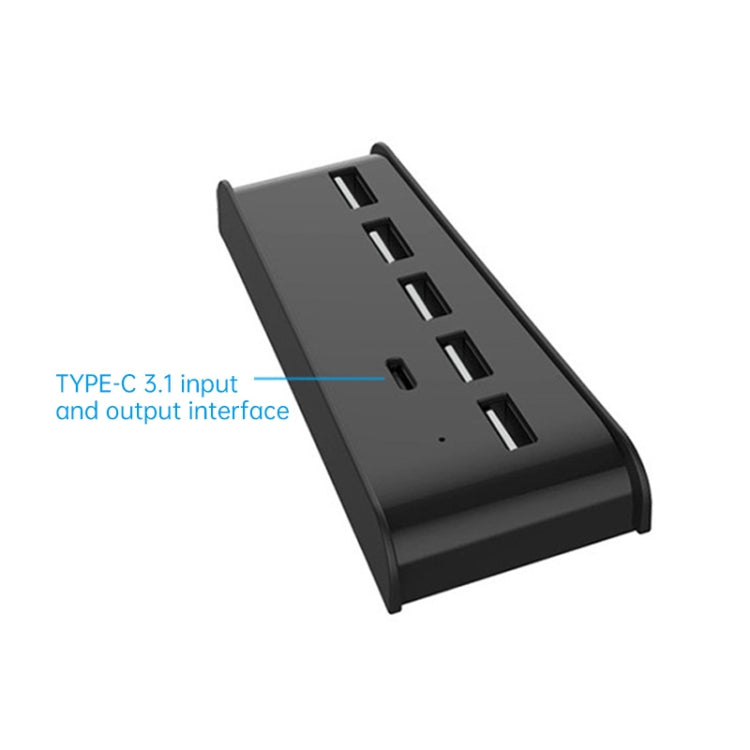 KJH P5-008 6 en 1 Adaptador de concentrador expansor divisor USB para PS5, KJH P5-008