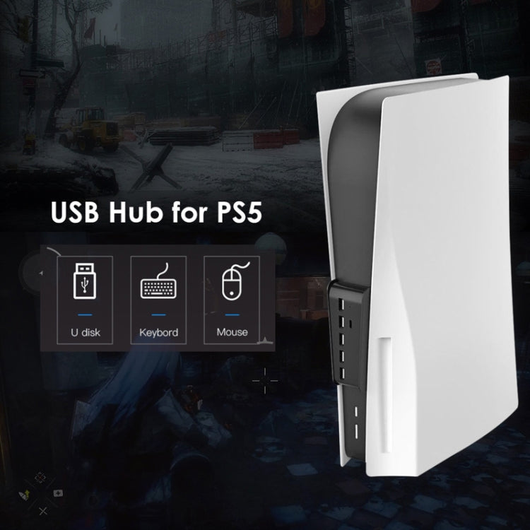 KJH P5-008 6 en 1 Adaptador de concentrador expansor divisor USB para PS5, KJH P5-008