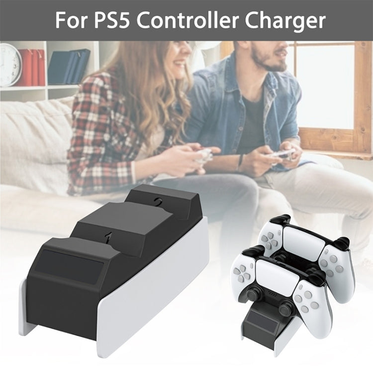 Cargador de asiento doble para controlador de juego iPlay HBP-245 para PS5, HBP-245