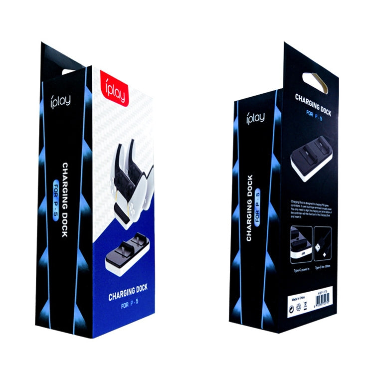 Estación base de carga para PS5, soporte de carga doble, iPlay HBP-275, HBP-275