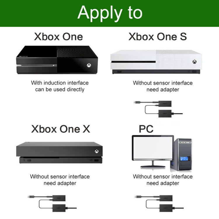 Fuente de alimentación del adaptador de CA Kinect 2.0 para PC con Windows / Xbox One S / X, enchufe de EE. UU., For Windows PC / Xbox One S / X