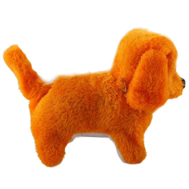 2 uds. Los juguetes eléctricos para cachorros de peluche pueden moverse hacia adelante/hacia atrás/ojos sonoros y luminosos, Single Color