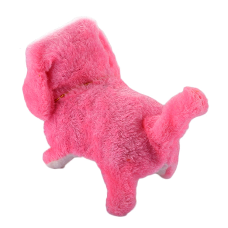 2 uds. Los juguetes eléctricos para cachorros de peluche pueden moverse hacia adelante/hacia atrás/ojos sonoros y luminosos, Single Color