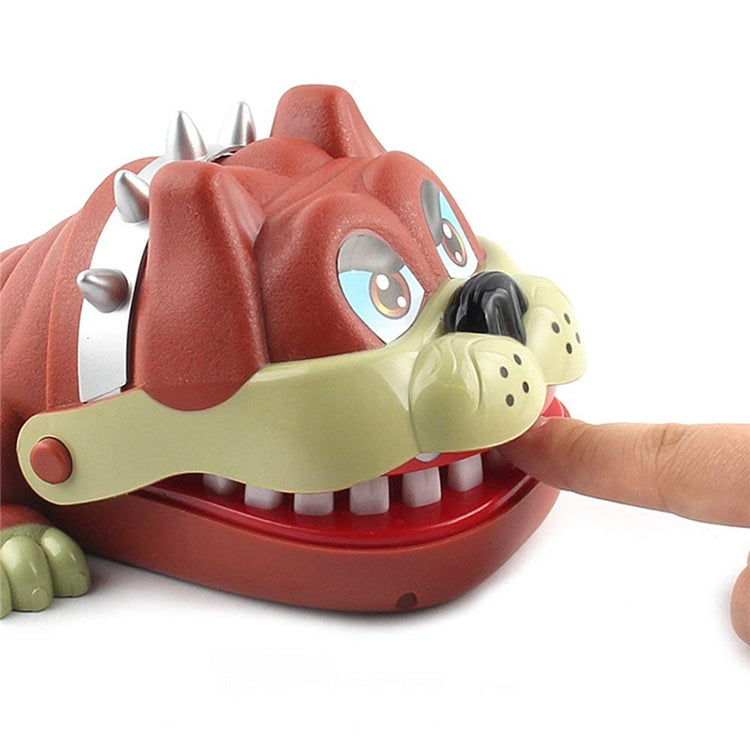 Dibujos animados creativos forma de perro mordedura mano novedad juguetes difíciles, Dog Shape