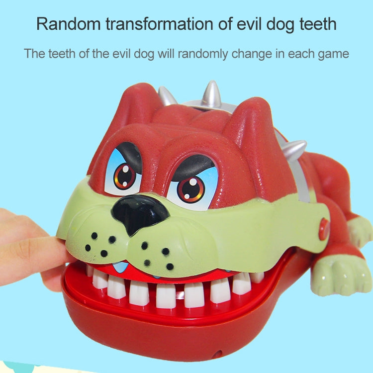 Dibujos animados creativos forma de perro mordedura mano novedad juguetes difíciles, Dog Shape