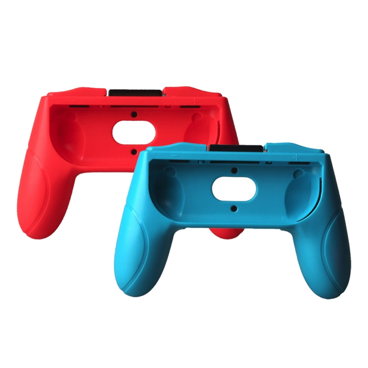 OIVO 2 PCS Controlador de agarre de mango de juego izquierdo y derecho para Nintendo Switch Joy-con Grip, Red And Bule