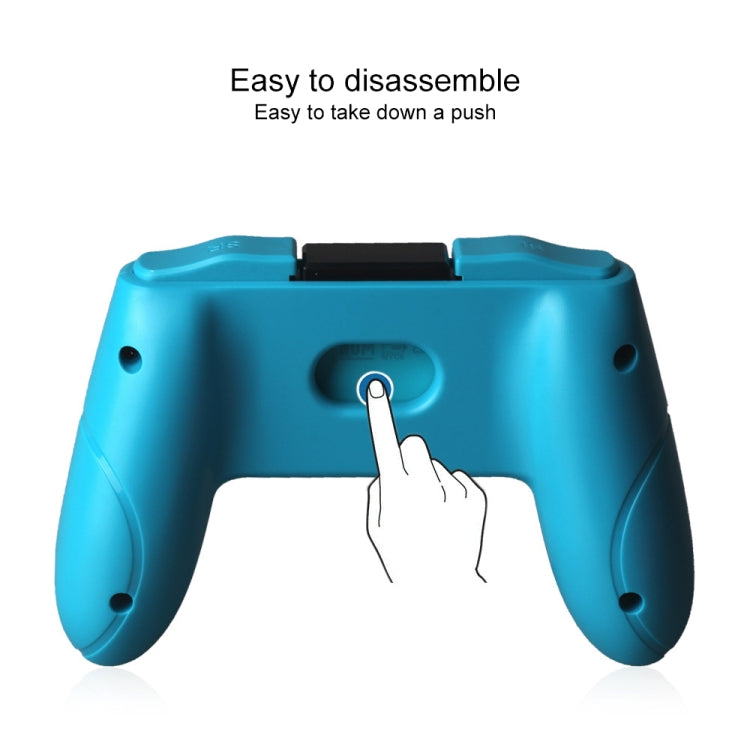 OIVO 2 PCS Controlador de agarre de mango de juego izquierdo y derecho para Nintendo Switch Joy-con Grip, Red And Bule