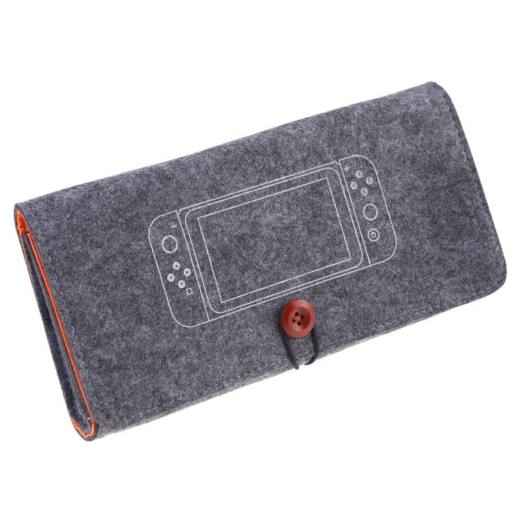 Bolsa protectora de almacenamiento de bolso de fieltro suave portátil para Nintendo Switch