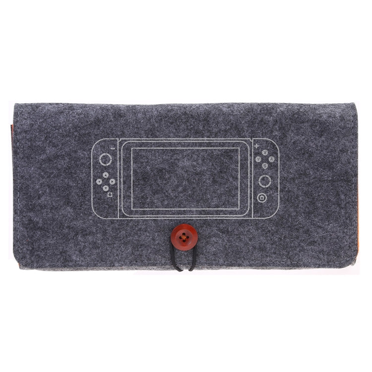 Bolsa protectora de almacenamiento de bolso de fieltro suave portátil para Nintendo Switch