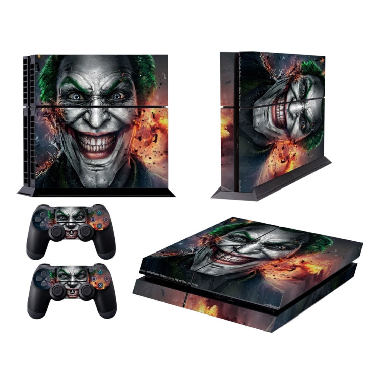 Pegatina de película protectora de color de moda con patrón de payaso Bucky para Sony PS4, Clown Bucky Pattern