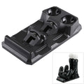 Estación de carga USB con cargador 4 en 1, soporte con indicador LED para controlador Playstation PS4 y controlador PS Move, For PS4 & PS Move