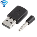 Receptor y transmisores Dongle con adaptador Bluetooth USB y de 3,5 mm para Sony PlayStation PS4, For PS4
