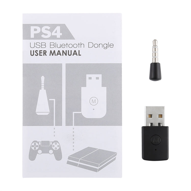 Receptor y transmisores Dongle con adaptador Bluetooth USB y de 3,5 mm para Sony PlayStation PS4, For PS4