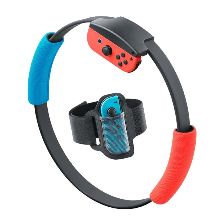 Ipega GP-319 para Switch Joy-Con, controlador de juego ajustable, agarre, correas de fijación de piernas + juego de cubierta de tela, GP-319