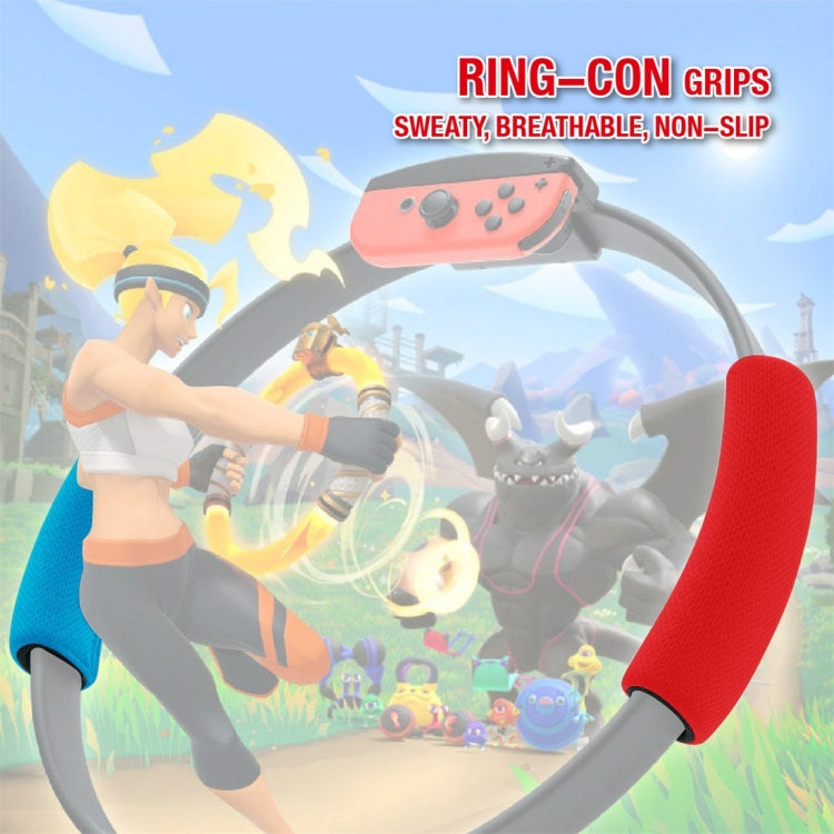 Ipega GP-319 para Switch Joy-Con, controlador de juego ajustable, agarre, correas de fijación de piernas + juego de cubierta de tela, GP-319