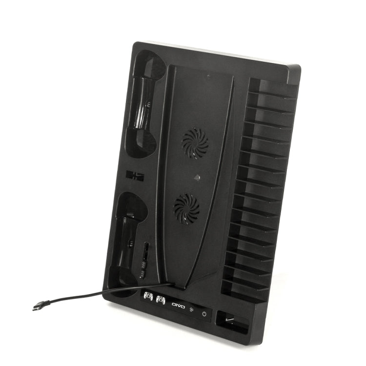 Soporte de carga multifuncional OIVO IV-P5246 con ventilador de refrigeración para Sony PS5, OIVO IV-P5246
