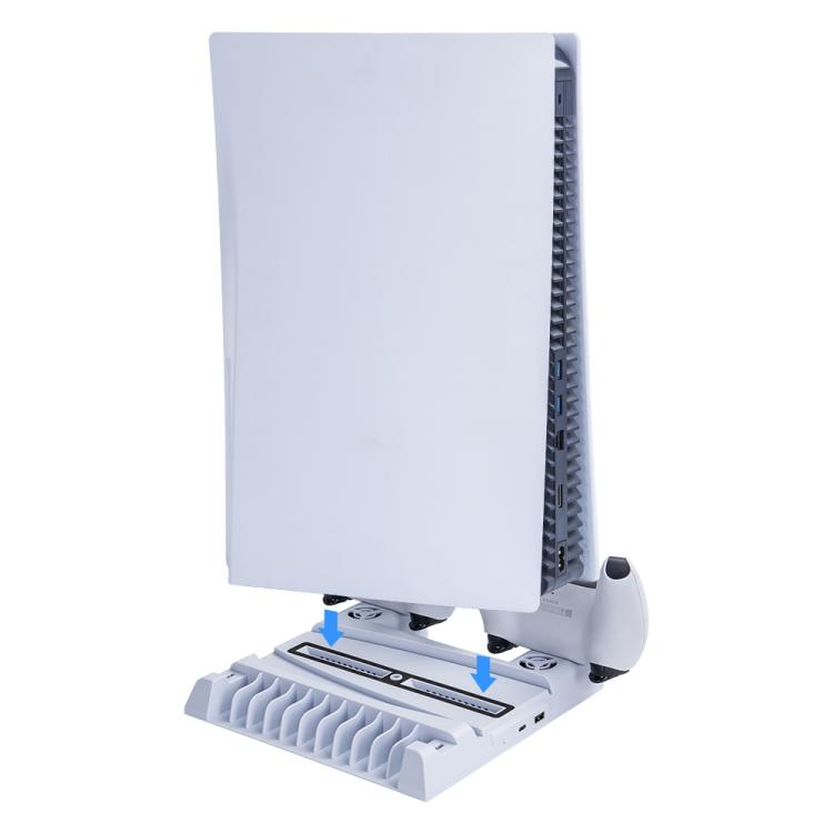 Soporte multifunción DOBE TP5-0593 con almacenamiento de discos de juegos para PS5, TP5-0593