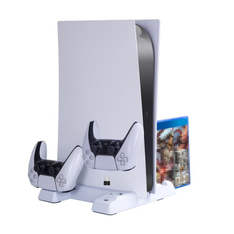 Soporte multifunción DOBE TP5-0593 con almacenamiento de discos de juegos para PS5, TP5-0593