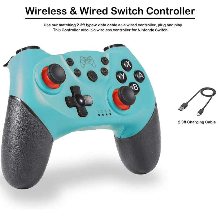 Controlador de juego Bluetooth Joypad Gamepad de 6 ejes para Switch Pro