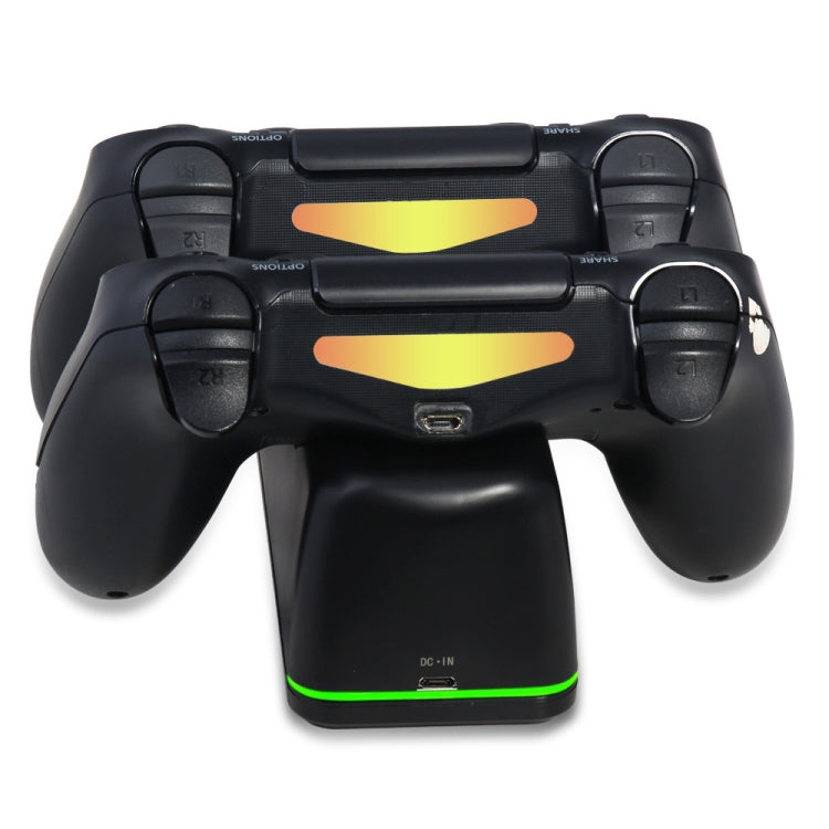 DOBE TP4-1781 Controlador inalámbrico Base de carga dual Cargador LED Mango Cargador para PS4 / Slim / Pro, TP4-1781