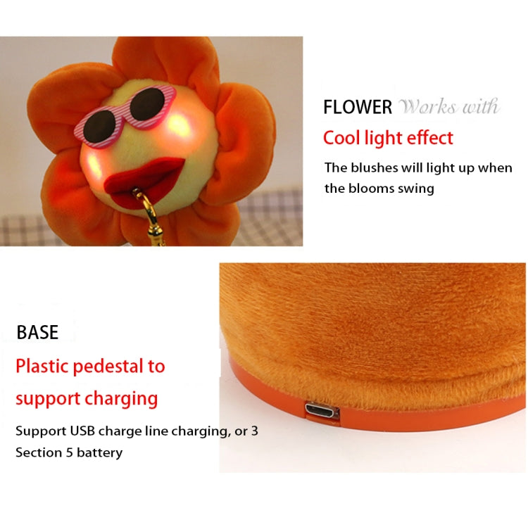 Juguete adulto de los niños de la felpa de Bluetooth del estilo del saxofón del girasol, carga por USB y batería de la ayuda