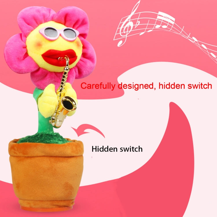 Juguete adulto de los niños de la felpa de Bluetooth del estilo del saxofón del girasol, carga por USB y batería de la ayuda