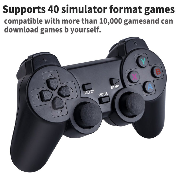 PS3000 64GB 4K Retro Game Stick con 2 gamepads inalámbricos Más de 10000 juegos preinstalados, 64GB