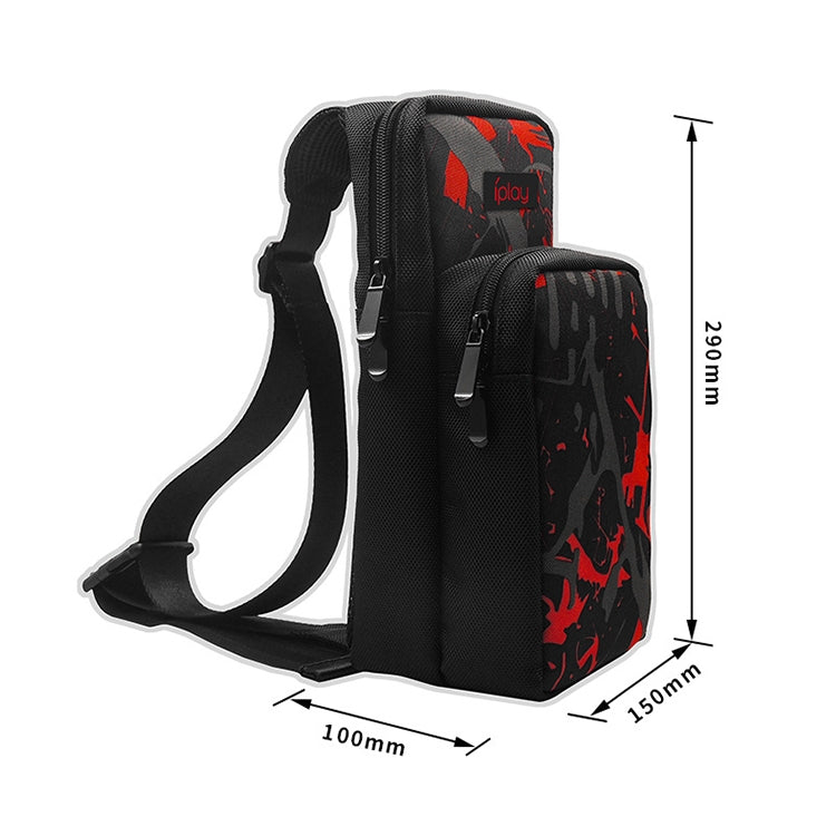 iplay HBS-167 Bolsa de almacenamiento cruzada de hombro portátil para Nintendo Switch, HBS-167