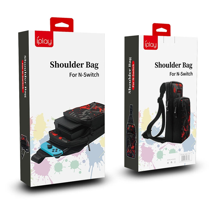 iplay HBS-167 Bolsa de almacenamiento cruzada de hombro portátil para Nintendo Switch, HBS-167