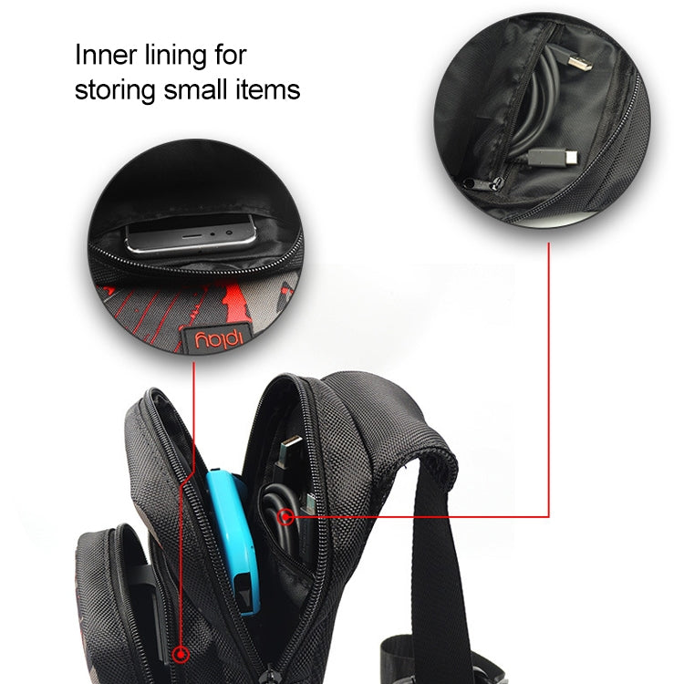 iplay HBS-167 Bolsa de almacenamiento cruzada de hombro portátil para Nintendo Switch, HBS-167