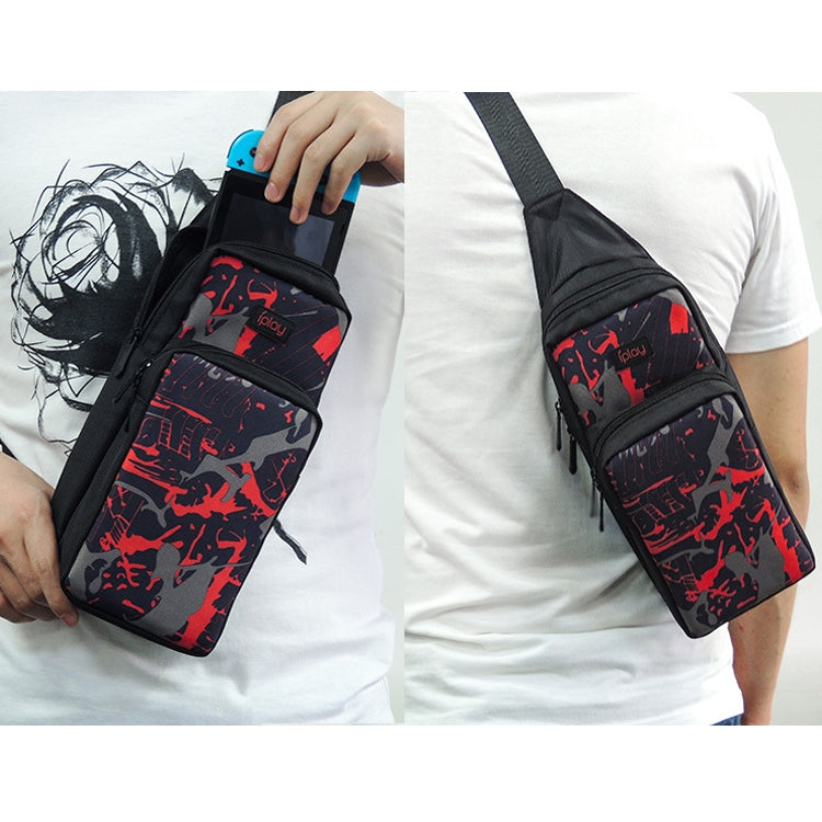 iplay HBS-167 Bolsa de almacenamiento cruzada de hombro portátil para Nintendo Switch, HBS-167
