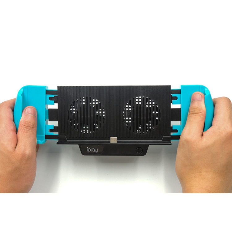 IPLAY Host Charging Grips Stand Shell Ventilador de refrigeración para Switch Lite