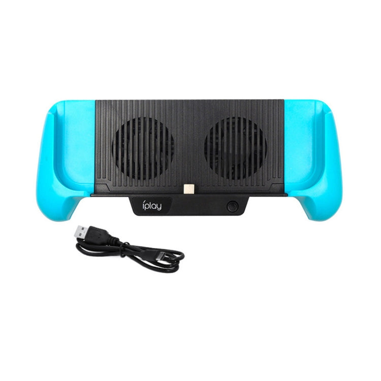 IPLAY Host Charging Grips Stand Shell Ventilador de refrigeración para Switch Lite