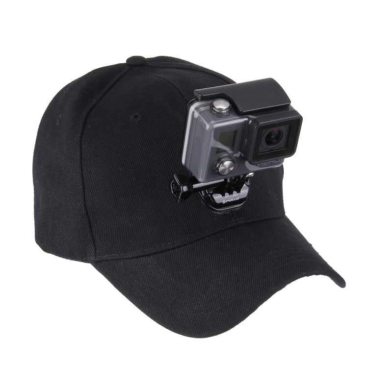 Gorra de béisbol Topi para el sol al aire libre con soporte para cámara para cámara de acción deportiva GoPro, SJCAM y Xiaomi Xiaoyi