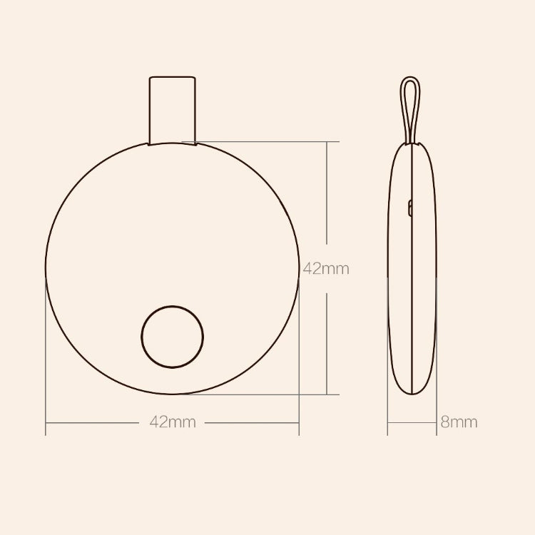 Original Xiaomi Youpin Ranres Dispositivo inteligente antipérdida Búsqueda bidireccional Alarma Bluetooth Buscador de posicionamiento inteligente, Distancia: 15 m, RW01MN Pink, RW01MN Green, RW01MN White