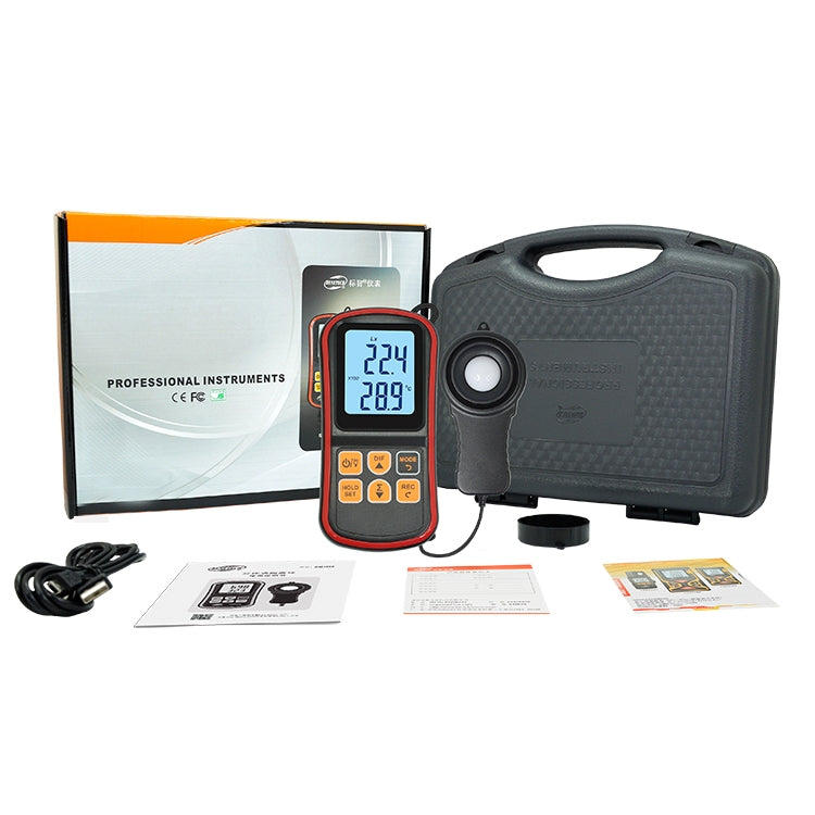BENETECH GM1030 Iluminómetro digital dividido portátil Medidor de LUX, GM1030